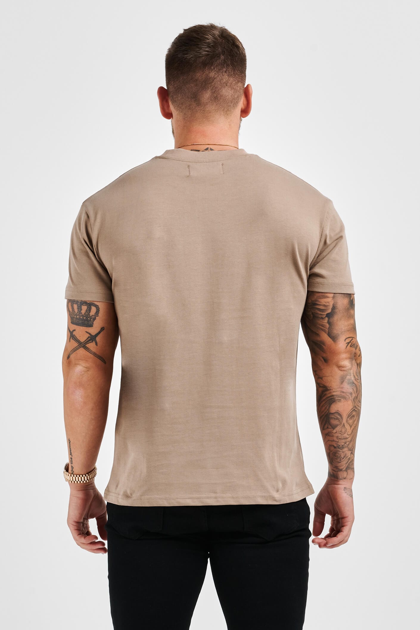 PREMIUM BASICS T-SHIRT (NO LOGO) - TAUPE