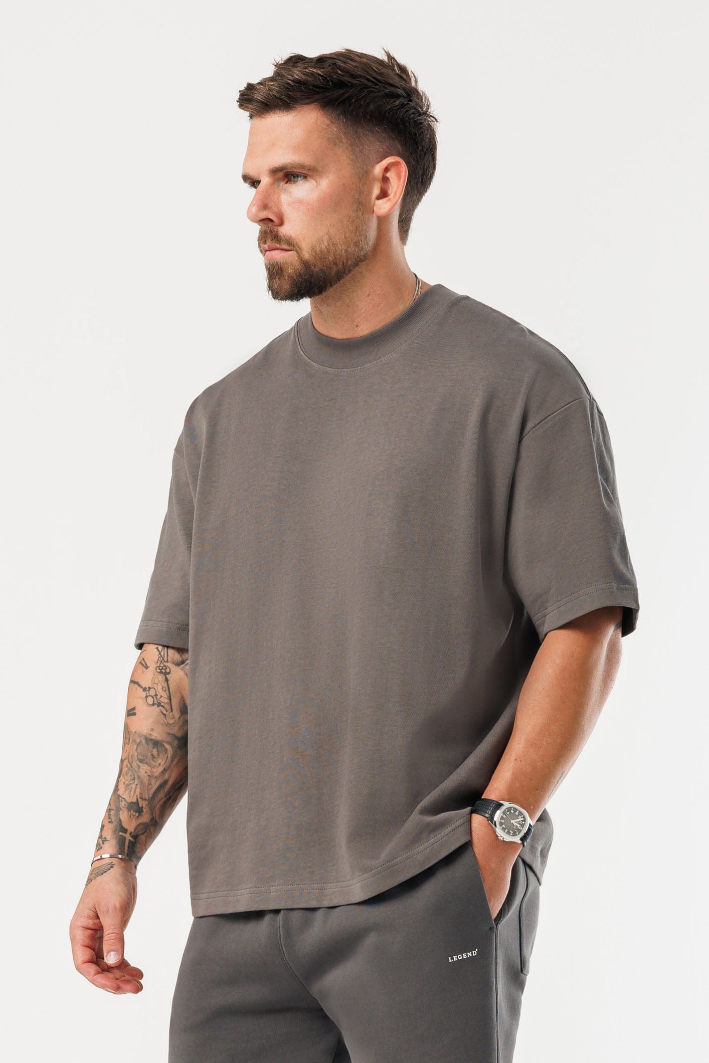 OVERSIZED T-SHIRT - VINTAGE KHAKI