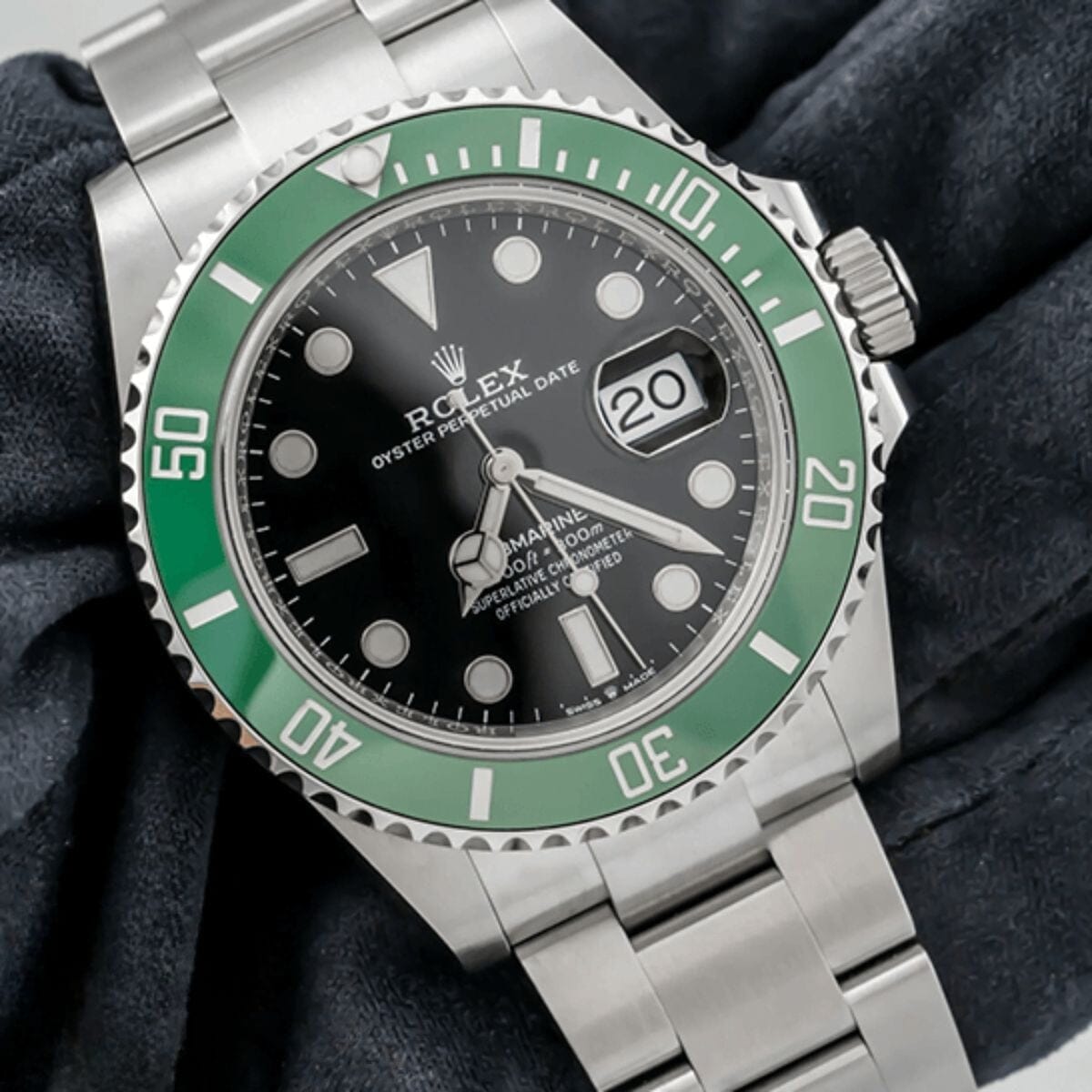 RX Submariner 126610LV "kermit" Men's Wristwatch