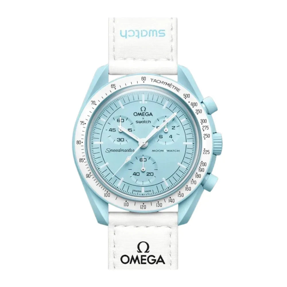 OM x SW Speedmaster Moonswatch "mission to Uranus" Chronograph
