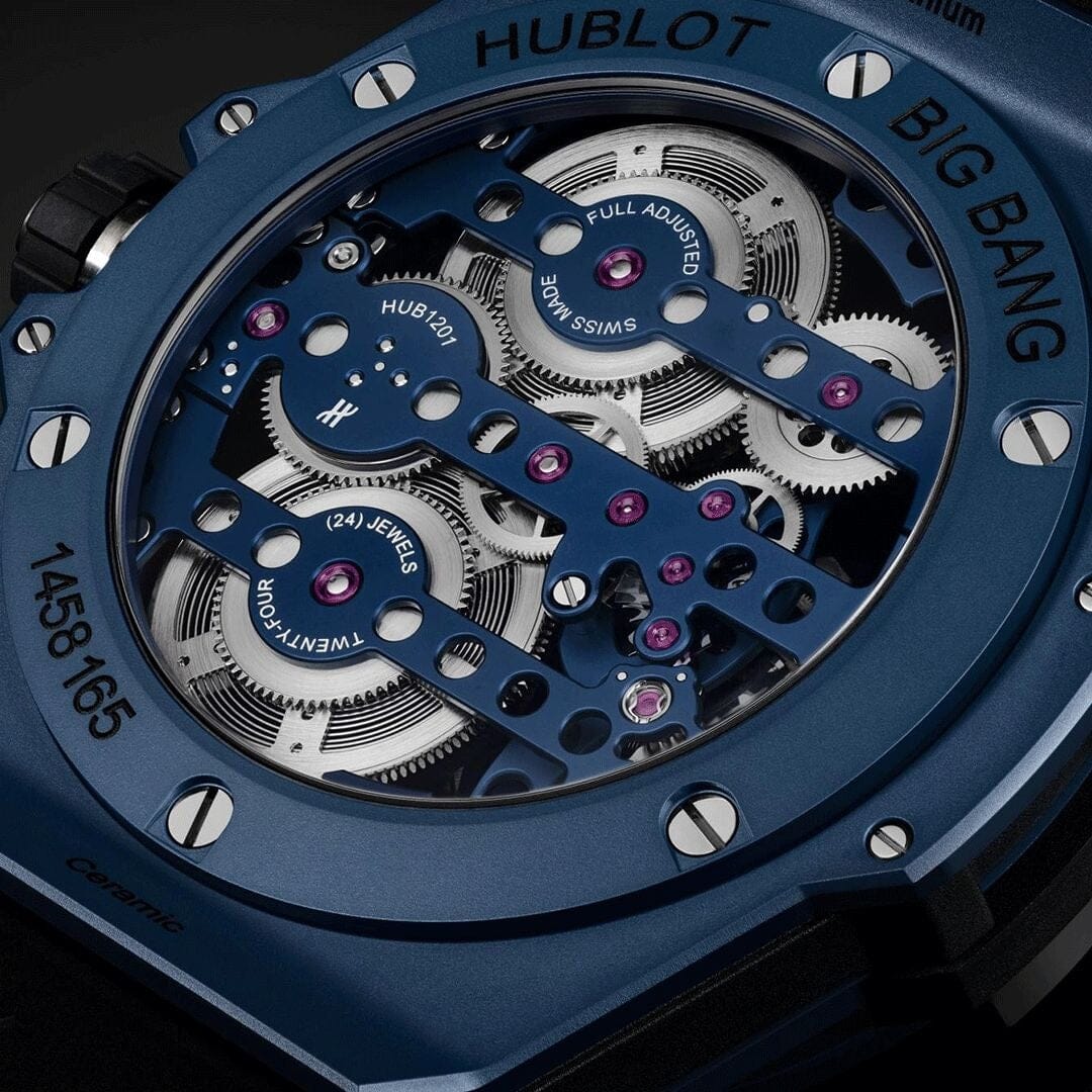 HUB Big Bang MECA-10 Ceramic Blue 45mm Men's Chronograph