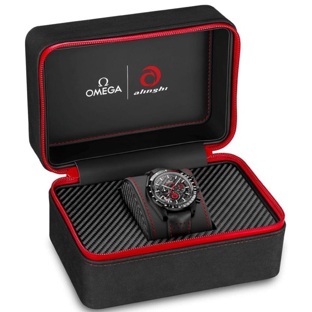 OM Speedmaster Dark Side of the Moon Team Alinghi 44,25 Mm Men's Wristwatch