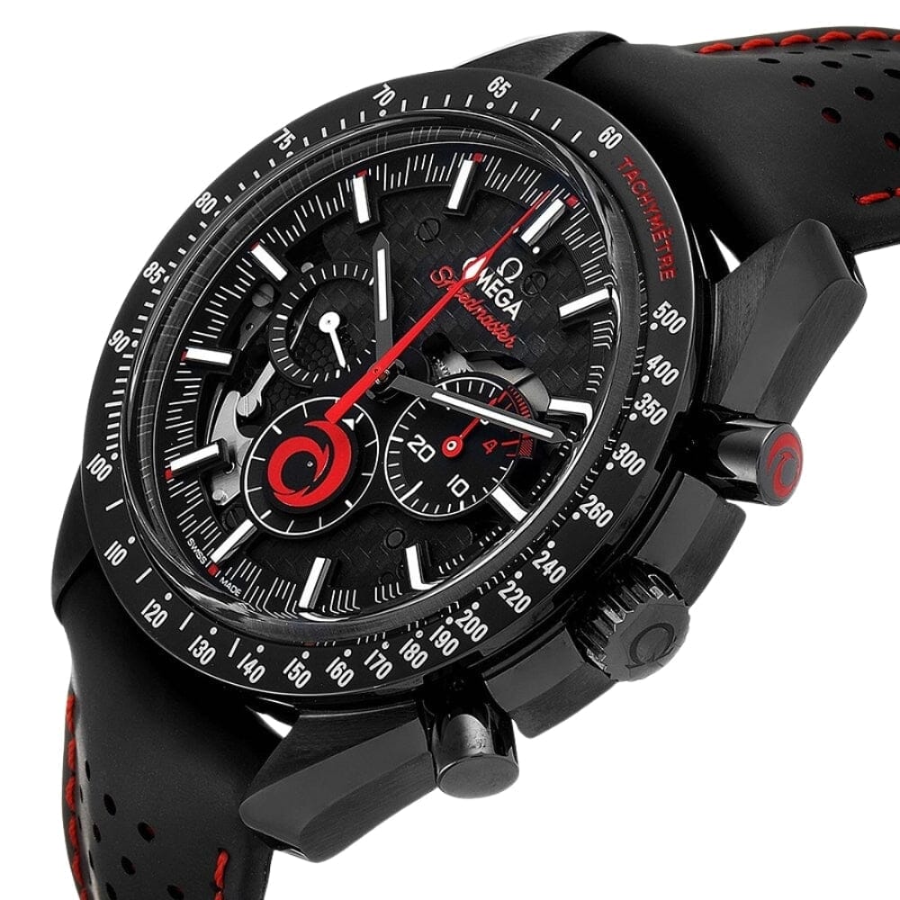 OM Speedmaster Dark Side of the Moon Team Alinghi 44,25 Mm Men's Wristwatch