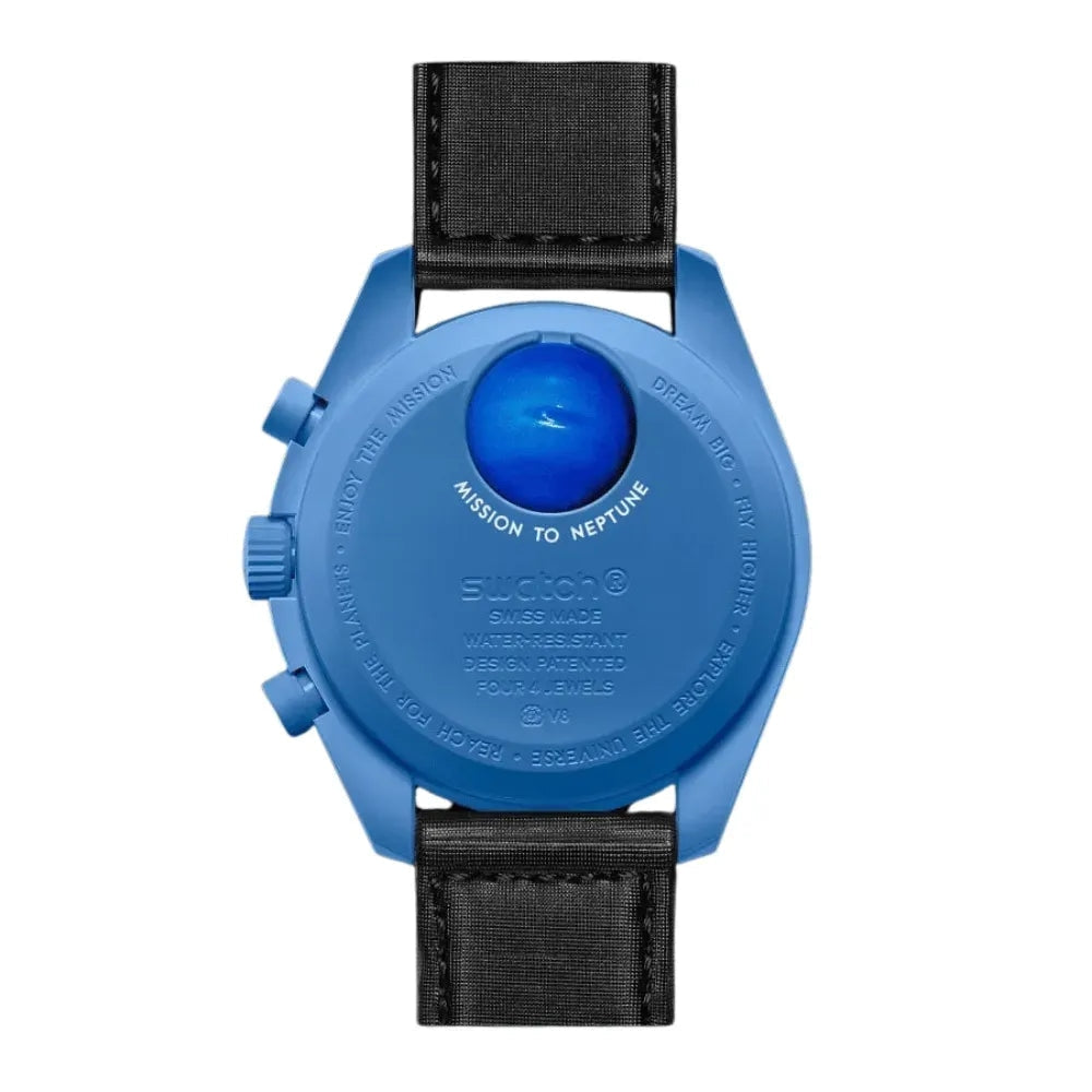OM x SW Speedmaster Moonswatch "mission to Neptune" Chronograph