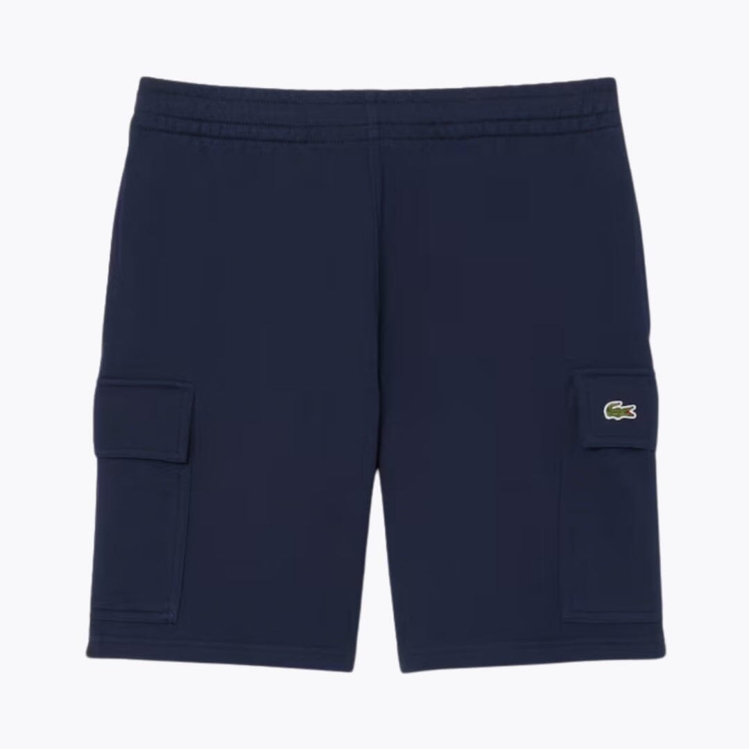 LC Cotton-Fleece Cargo Shorts