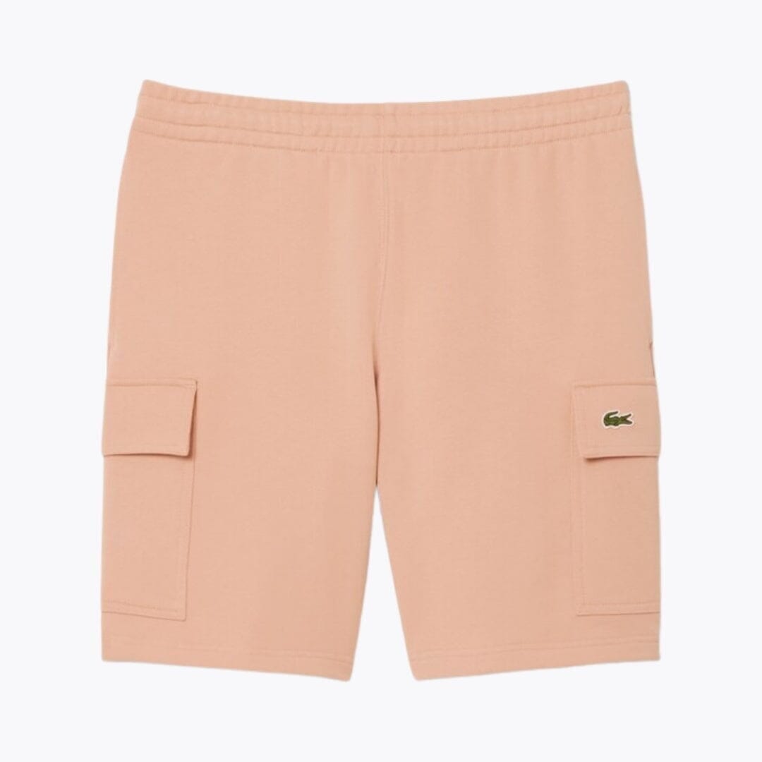 LC Cotton-Fleece Cargo Shorts