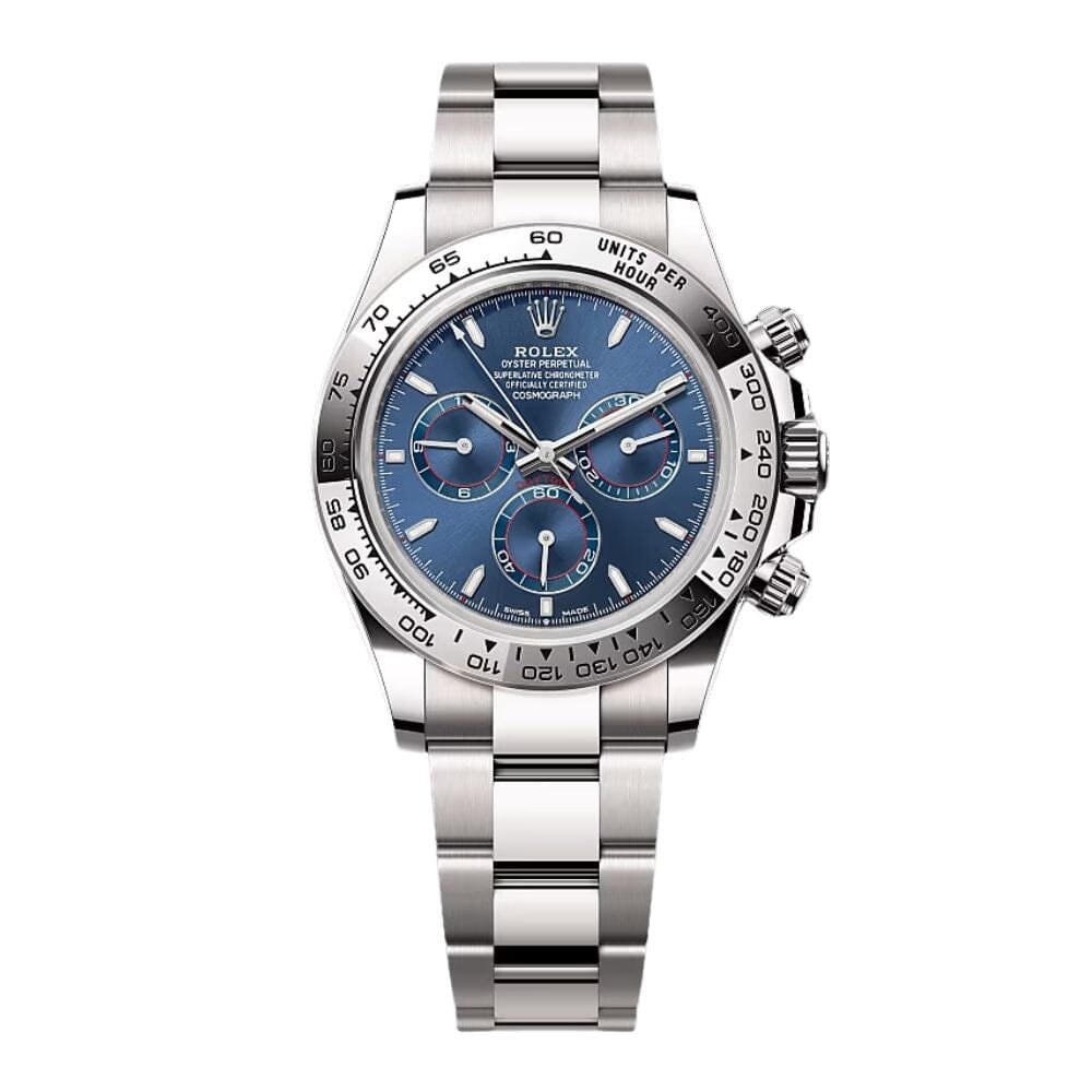RX Daytona 126509 White Gold with Blue Dial