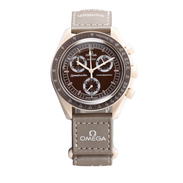 OM x SW Speedmaster Moonswatch "mission to Jupiter" Chronograph