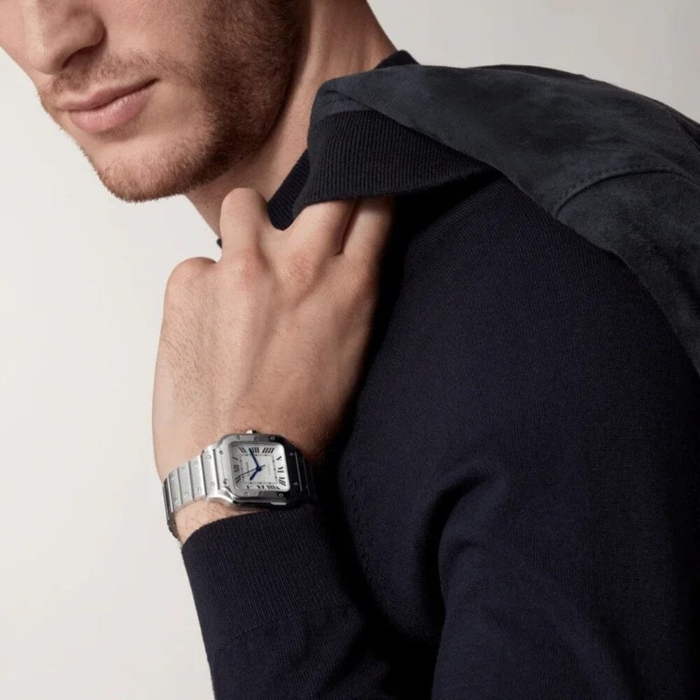 CT Santos Classic Silver Men's Wristwatch