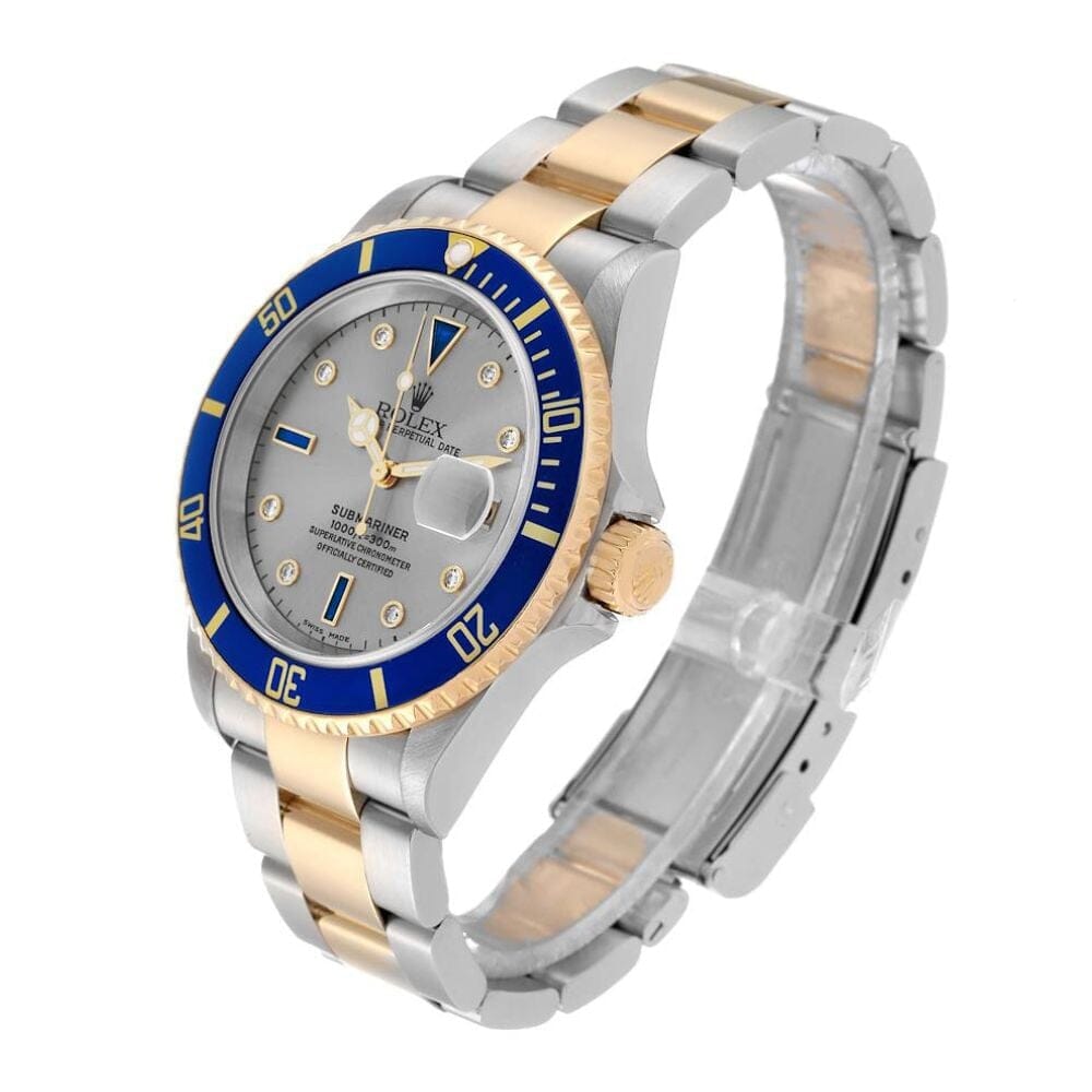 RX Submariner 16613 "sultan Silver" Luxury Watch