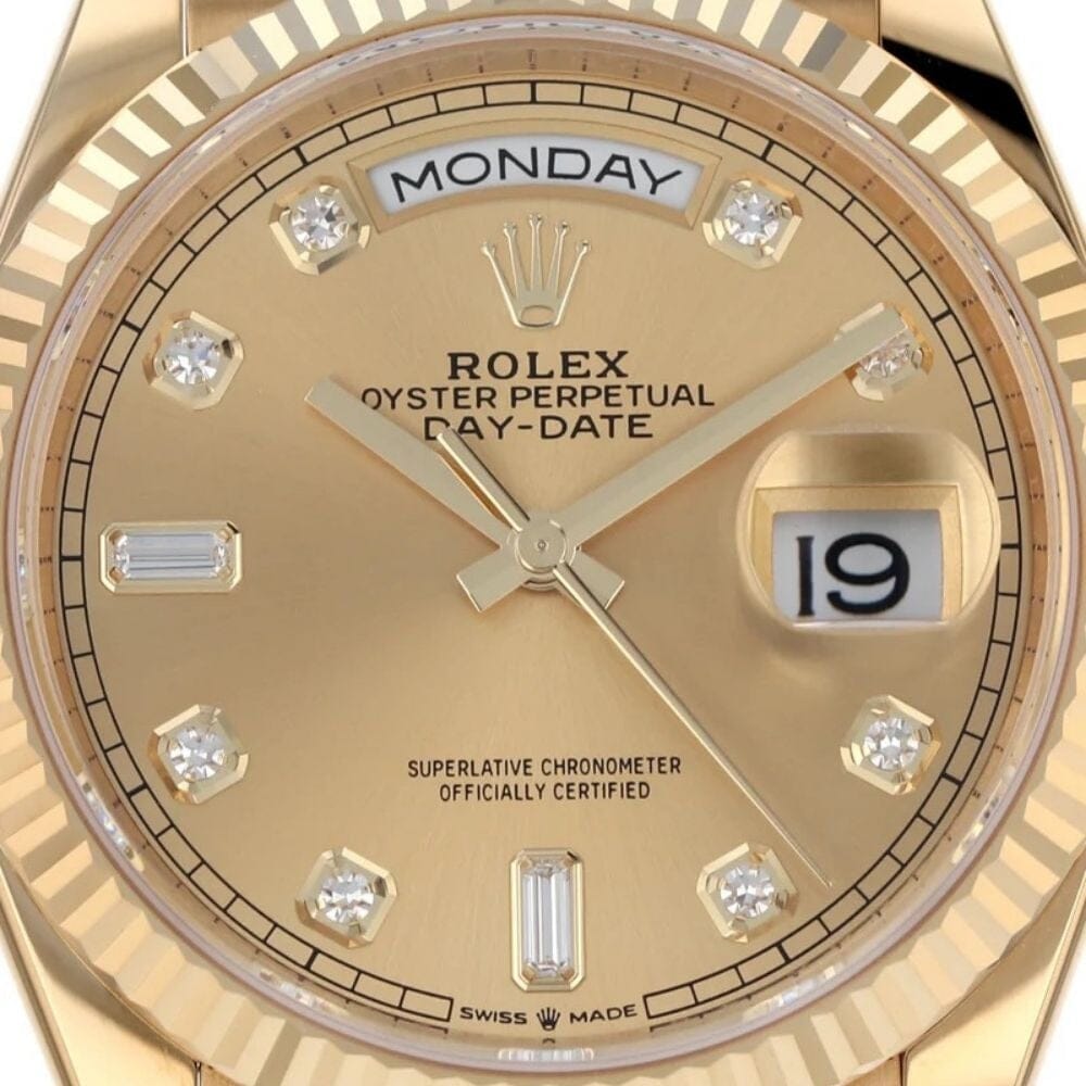 RX Day-Date Diamond 128238 Yellow Gold