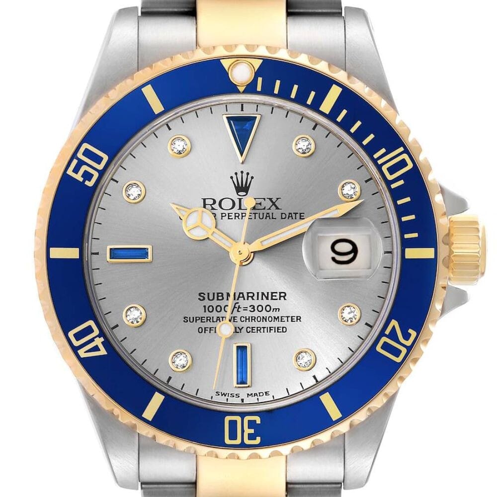 RX Submariner 16613 "sultan Silver" Luxury Watch