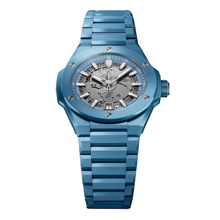 HUB Big Bang UNICO Integrated Time Only, Himmelblaue Ceramic, 42 mm