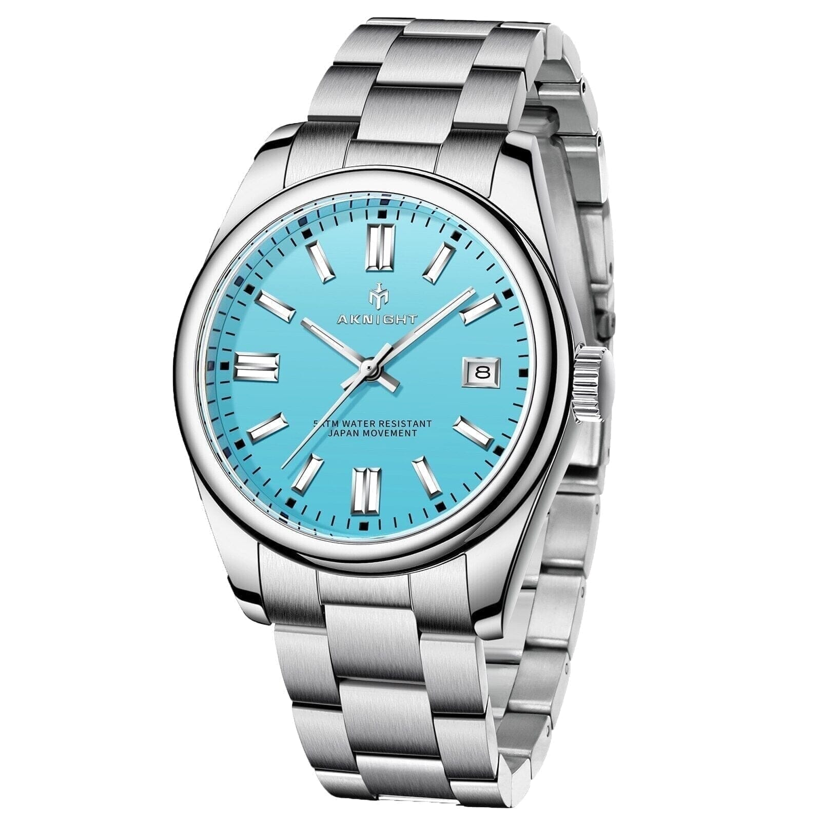 PD Aknight 2113 Men's Quarz Wristwatch - Stainless Steel 39mm
