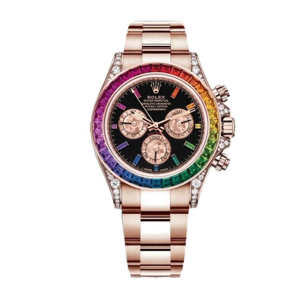 RX Cosmograph Daytona 116595 RBOW-0001 - Rainbow Rose Gold Luxury Watch