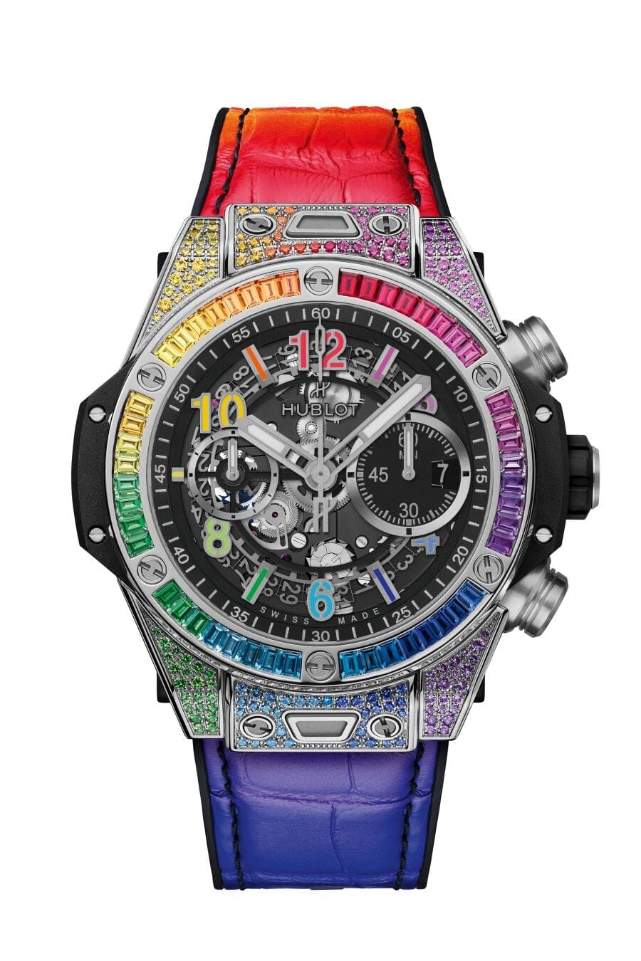 HUB Big Bang Unico Titanium 44mm Men's Wristwatch