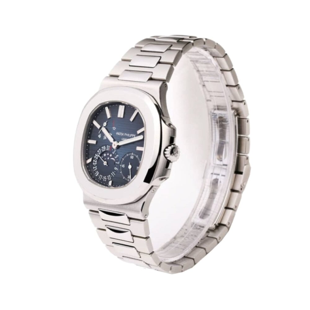 PP Nautilus Steel Blue Dial Moon Phase 5712/1A-001