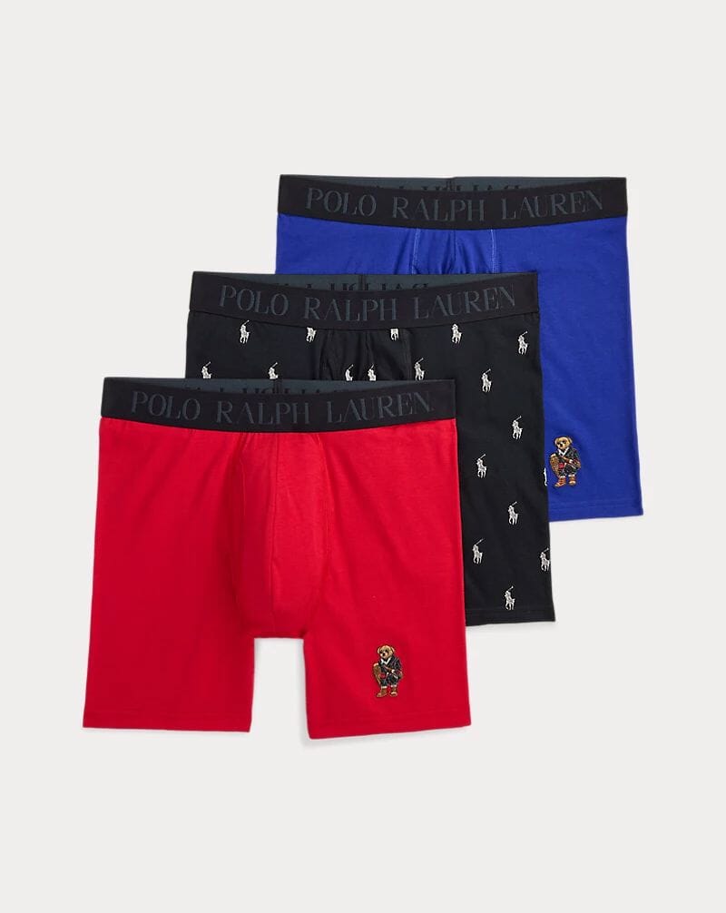 RL 4D-Flex Polo Bear Boxers 3-Pack