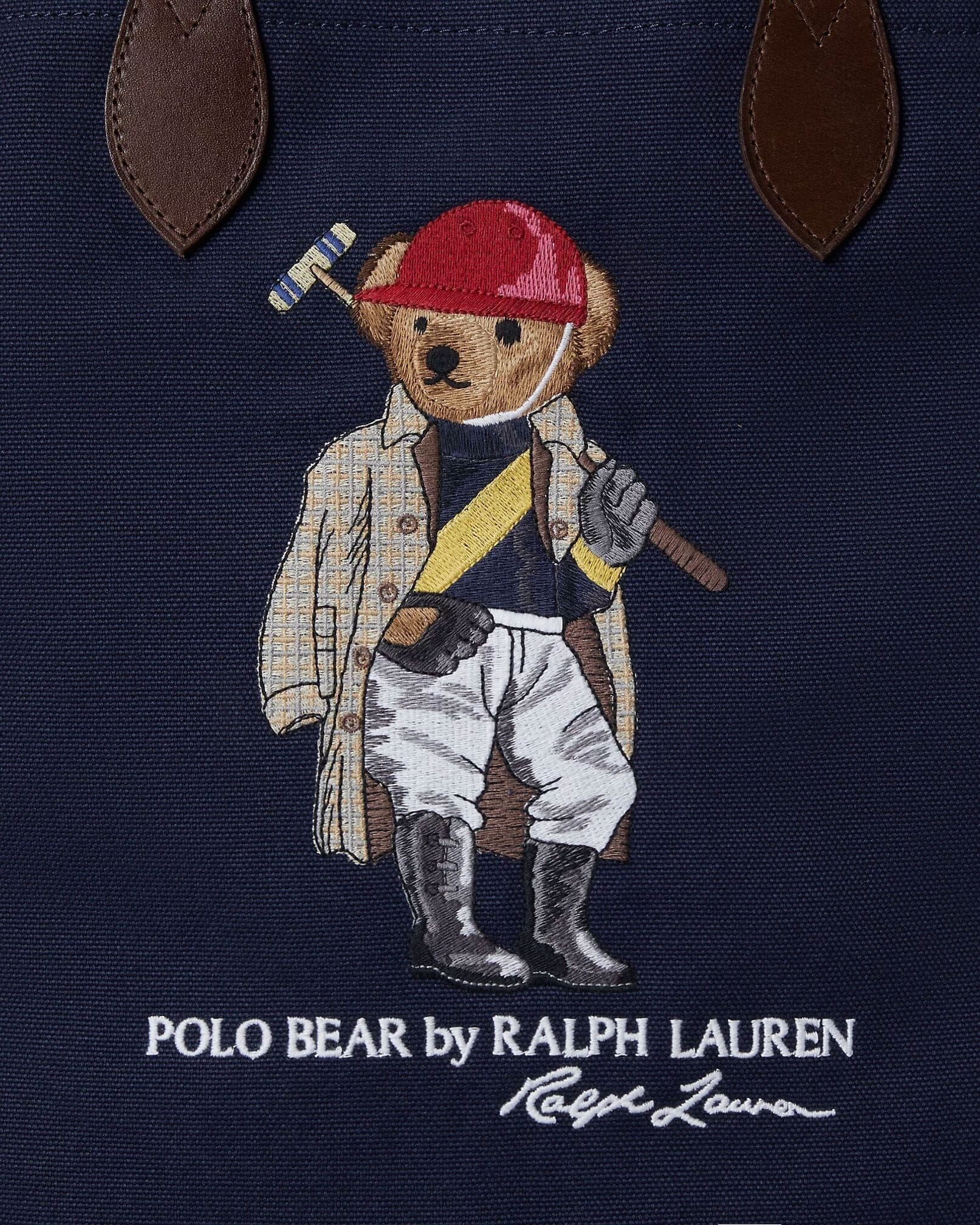 RL Polo Bear Canvas Shopper Bag