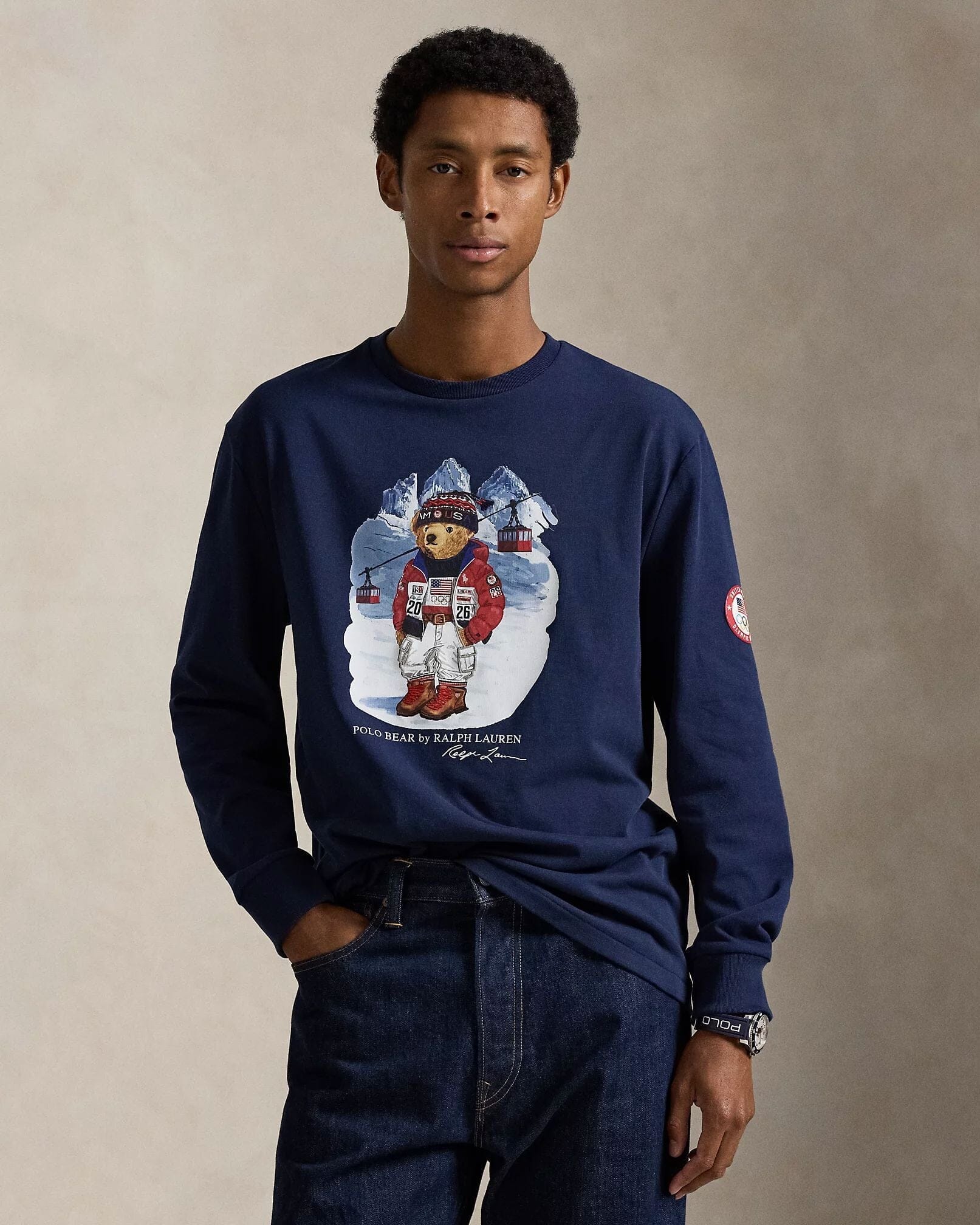 RL Team USA Polo Bear T-Shirt