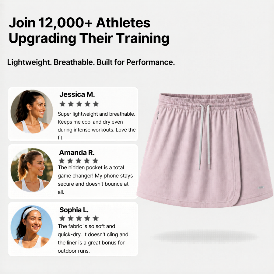 RUNNR AeroSkirt 2-in-1 Running Skirt