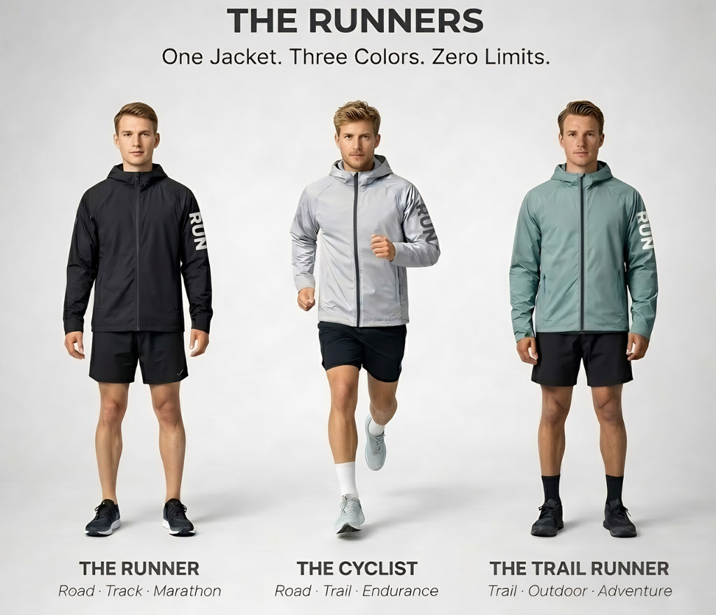 RUNNR Aero — Lightweight Hooded Running Jacket
