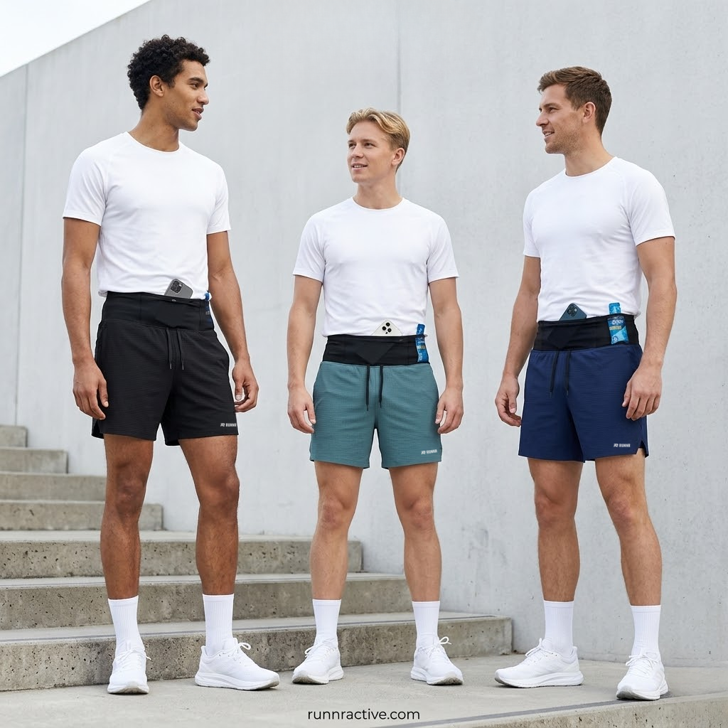 RUNNR Marathon Shorts — Built-In Belt
