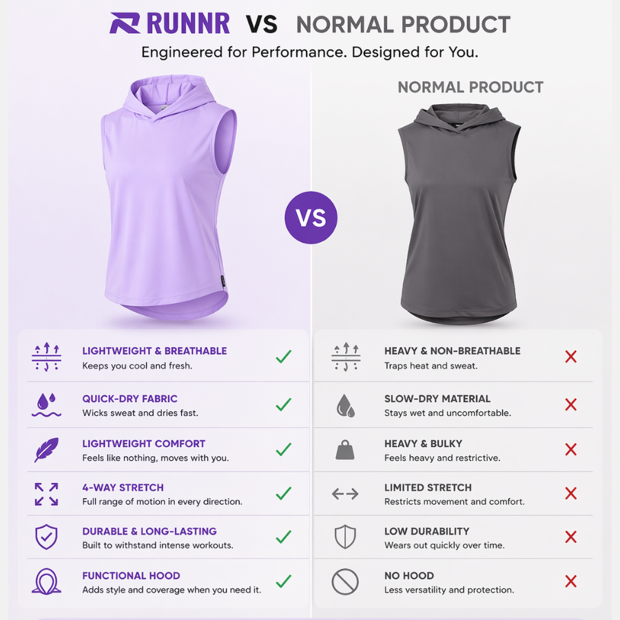 RUNNR AeroHood Woman's Singlet