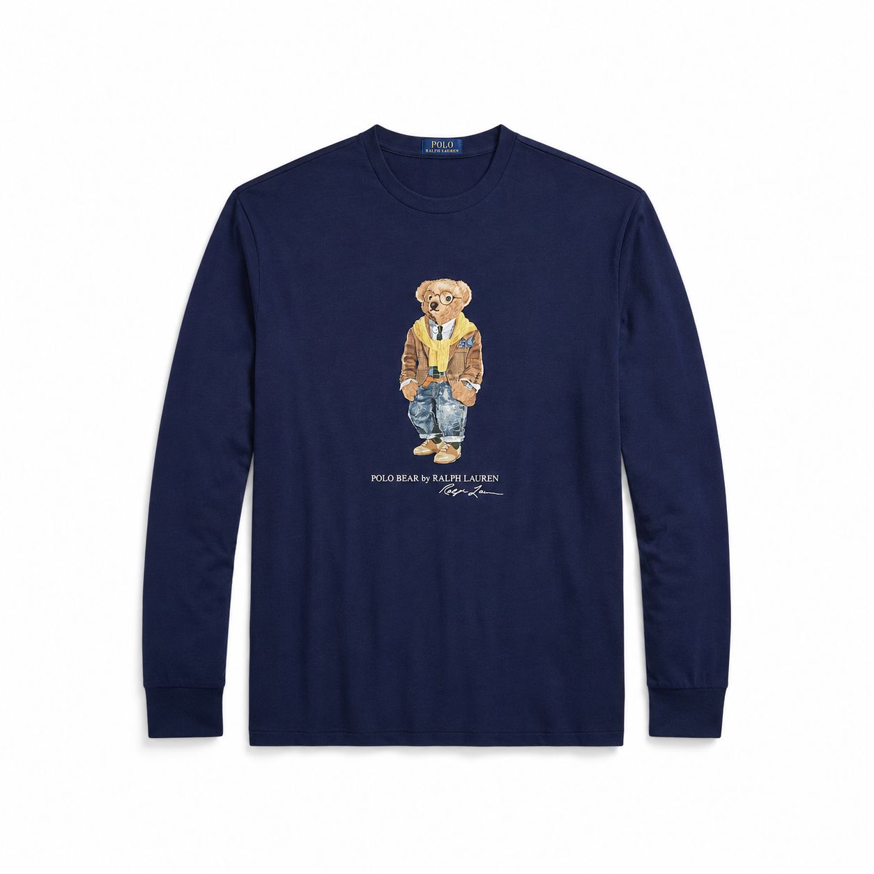 RL Polo Bear Jersey T-Shirt Classic Fit Long-Sleeve