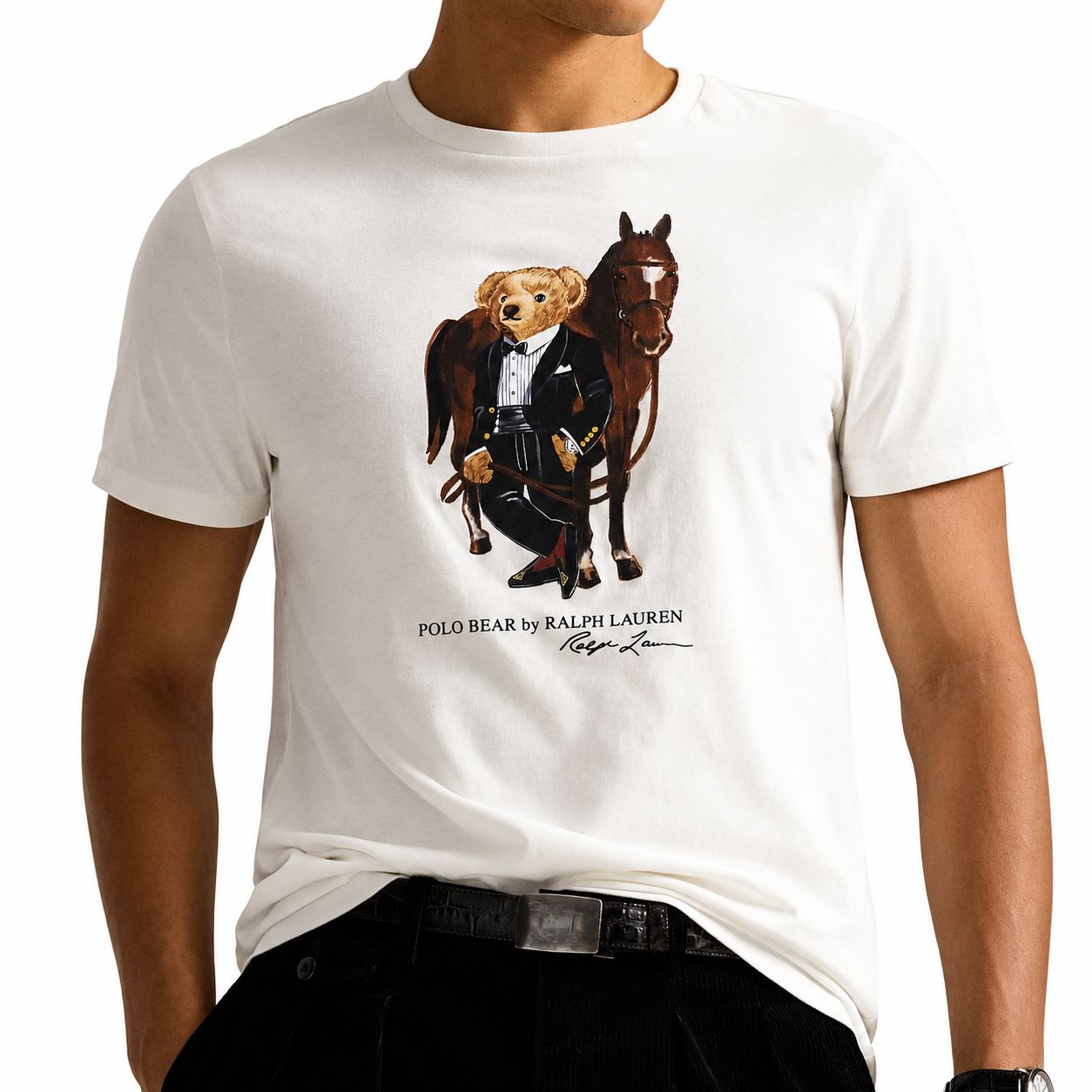 RL Polo Bear Cotton-T-Shirt