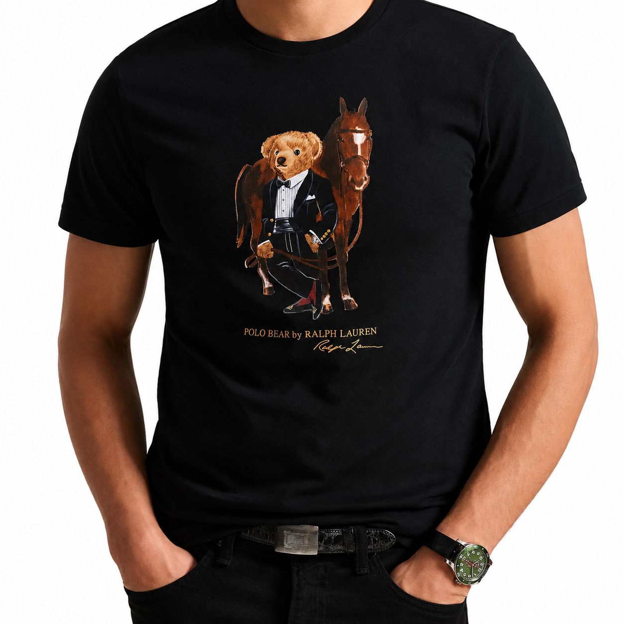 RL Polo Bear Cotton-T-Shirt