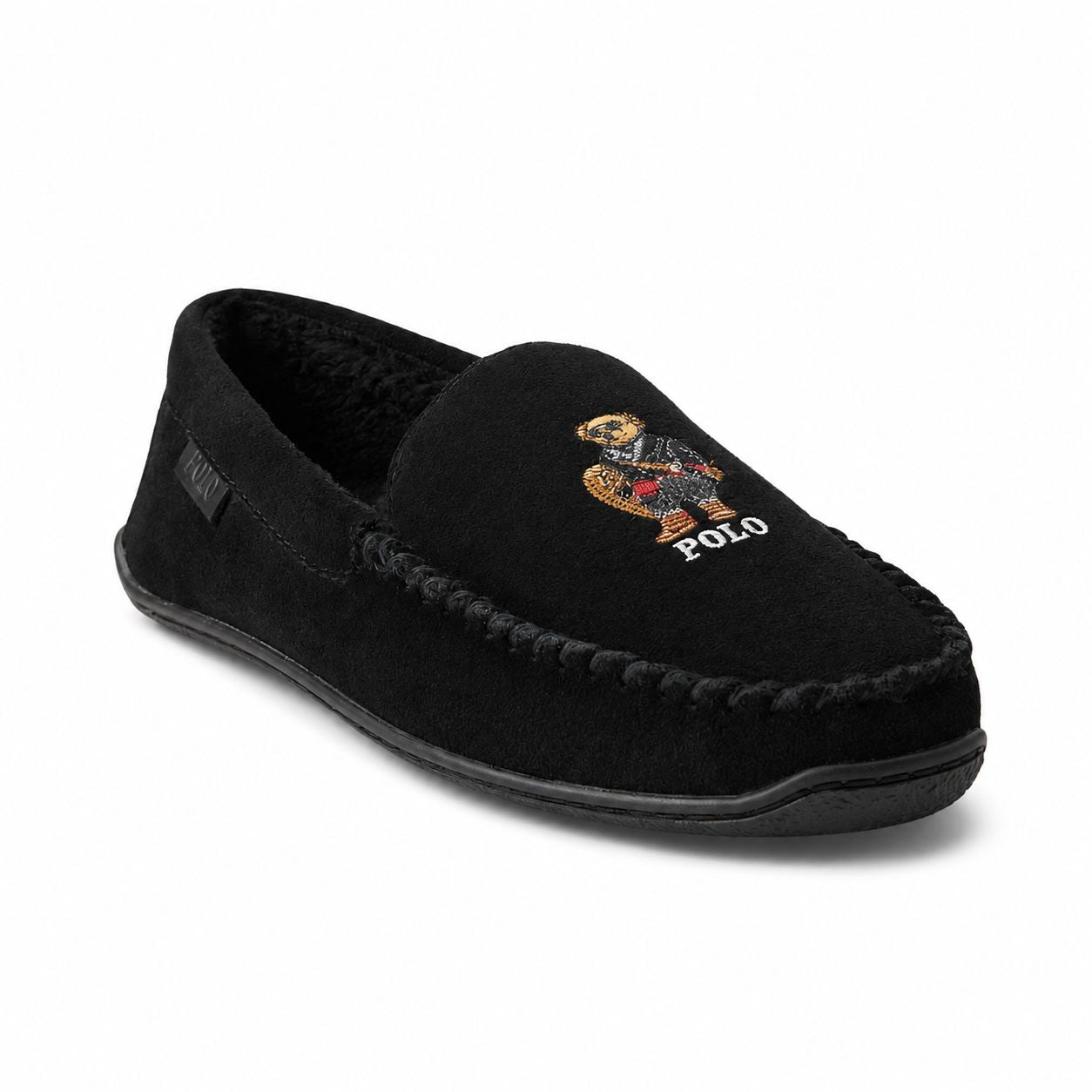RL Brenan Polo Bear Suede Slippers