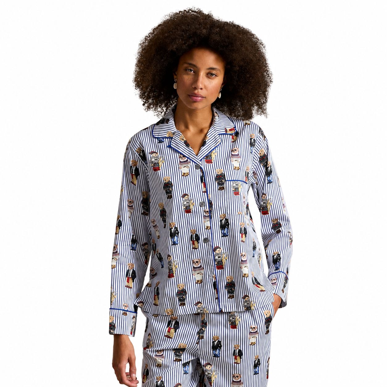 RL Polo Bear Cotton-Sateen Pyjama Set