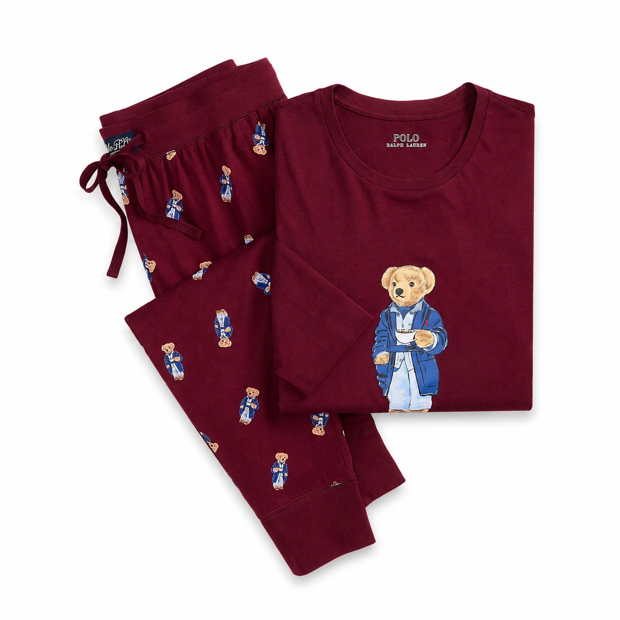 RL Polo Bear Jersey Sleep Set