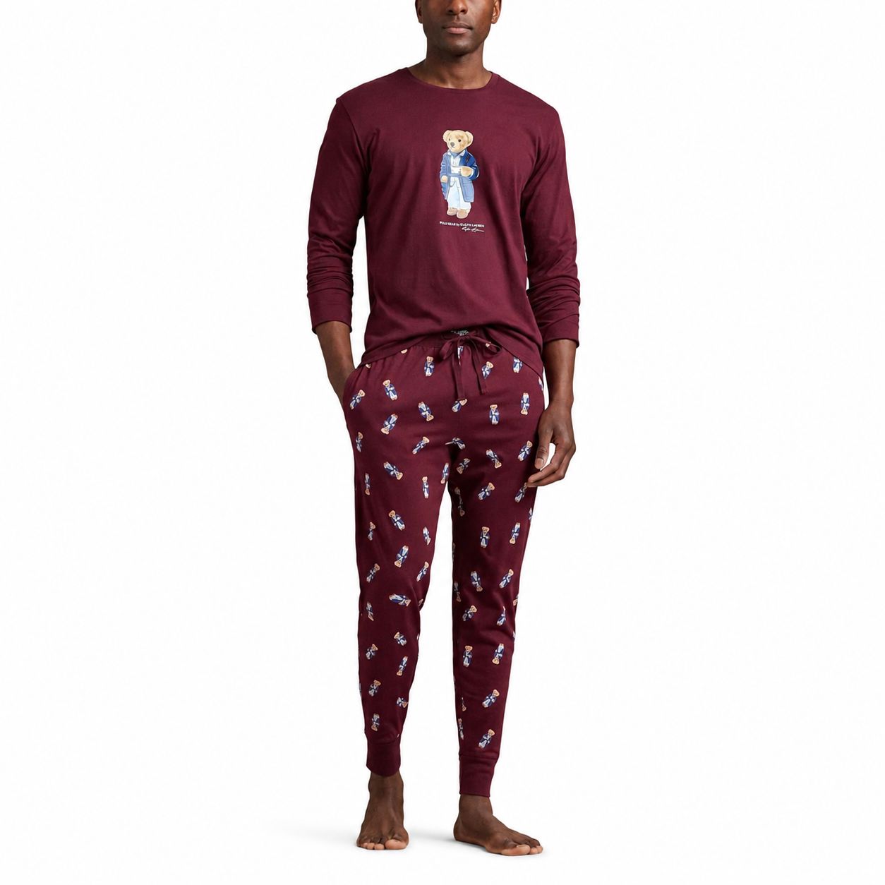 RL Polo Bear Jersey Sleep Set