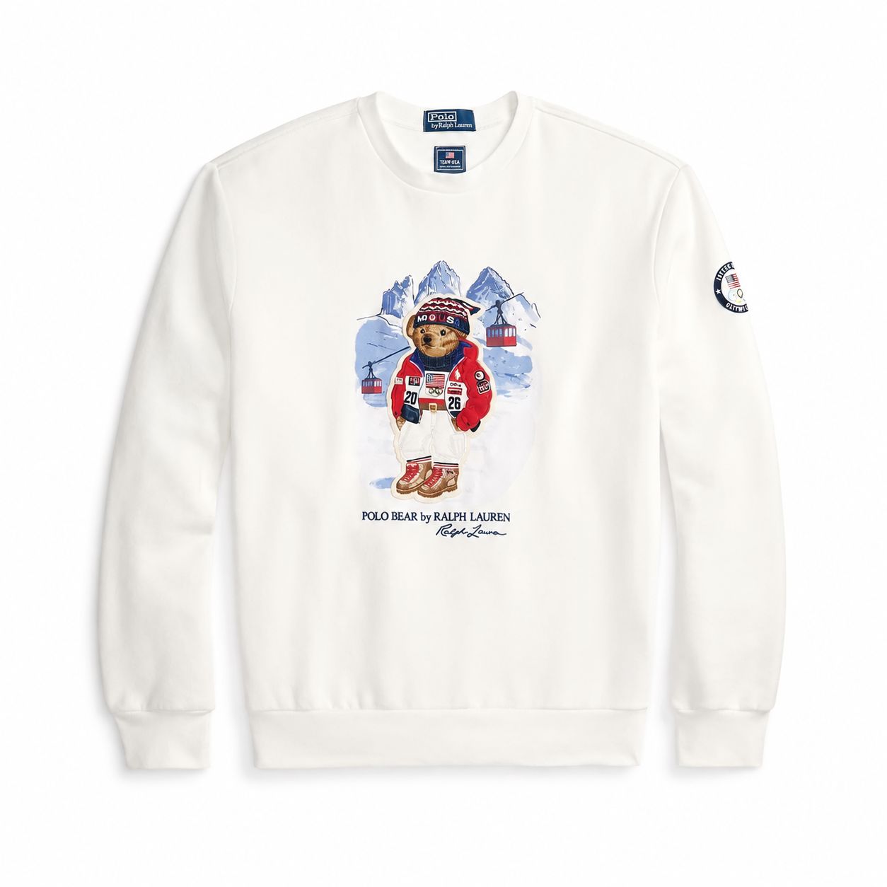 RL Team USA Polo Bear Sweatshirt