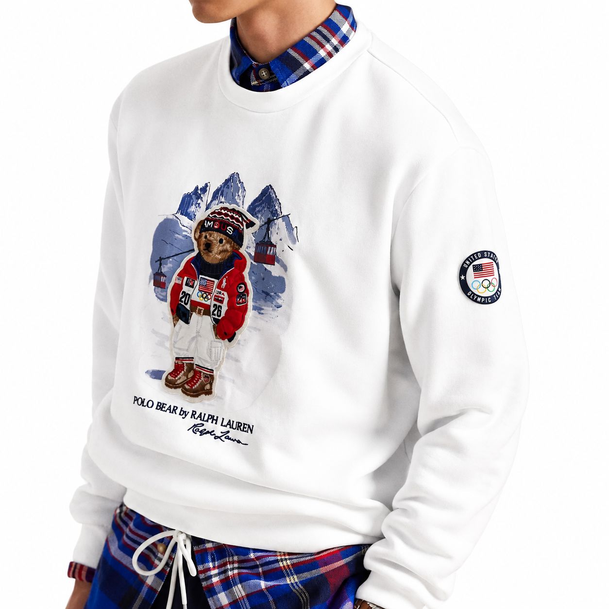 RL Team USA Polo Bear Sweatshirt