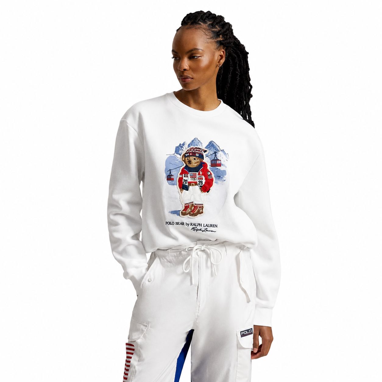 RL Team USA Polo Bear Sweatshirt