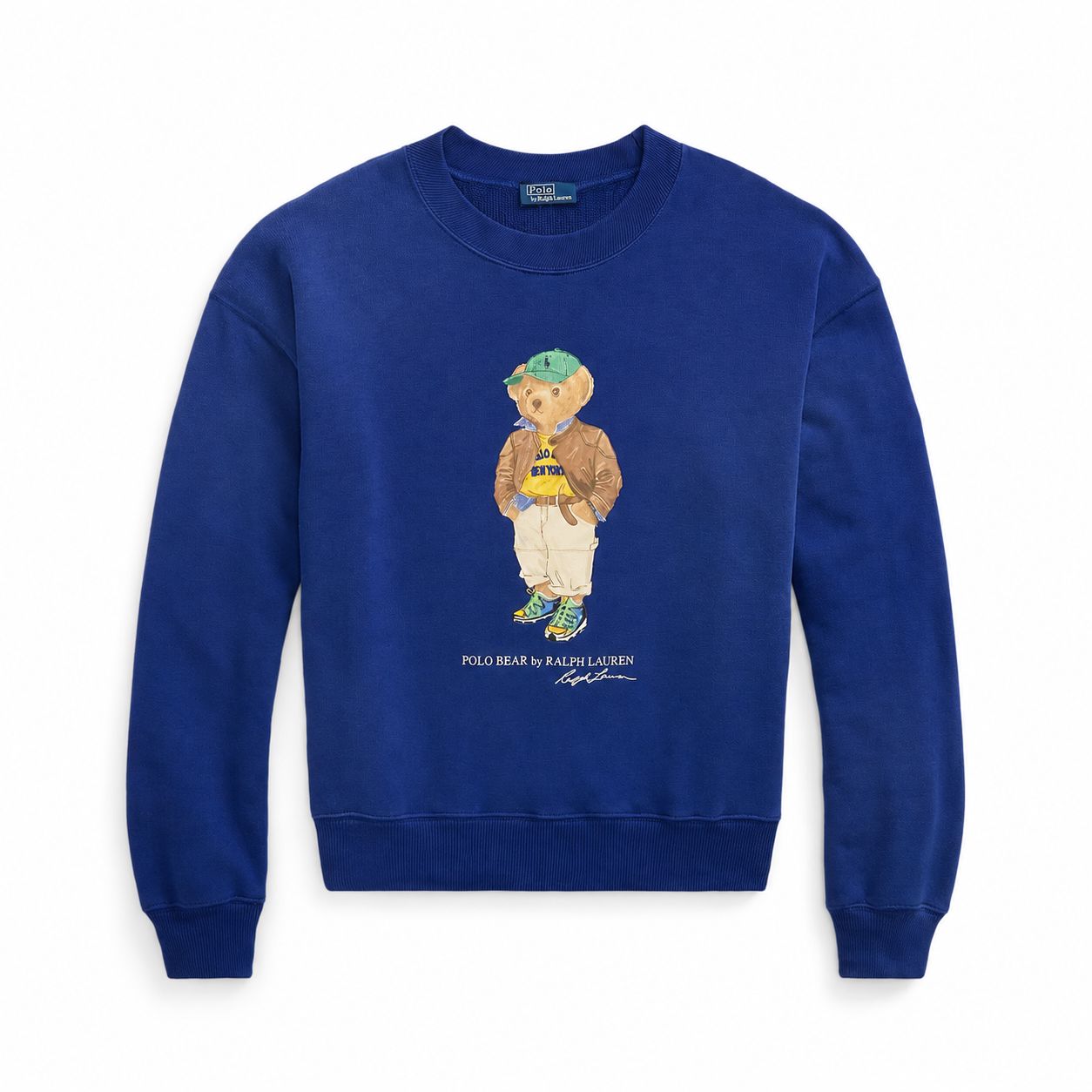 RL Polo Bear Lightweight Fleece Crew-Neck Sweatshirt