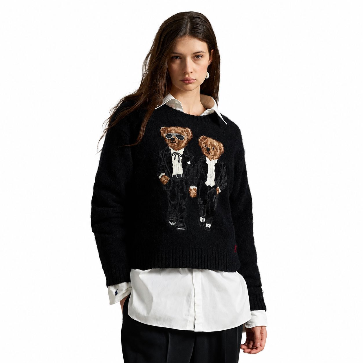 RL the Ralph & Ricky Tuxedo Bear Sweater