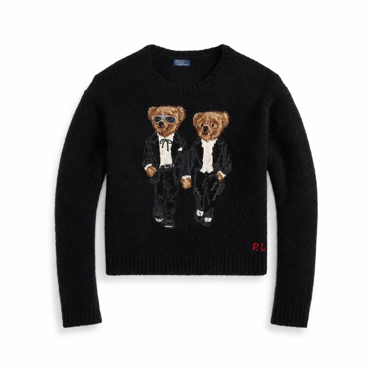 RL the Ralph & Ricky Tuxedo Bear Sweater