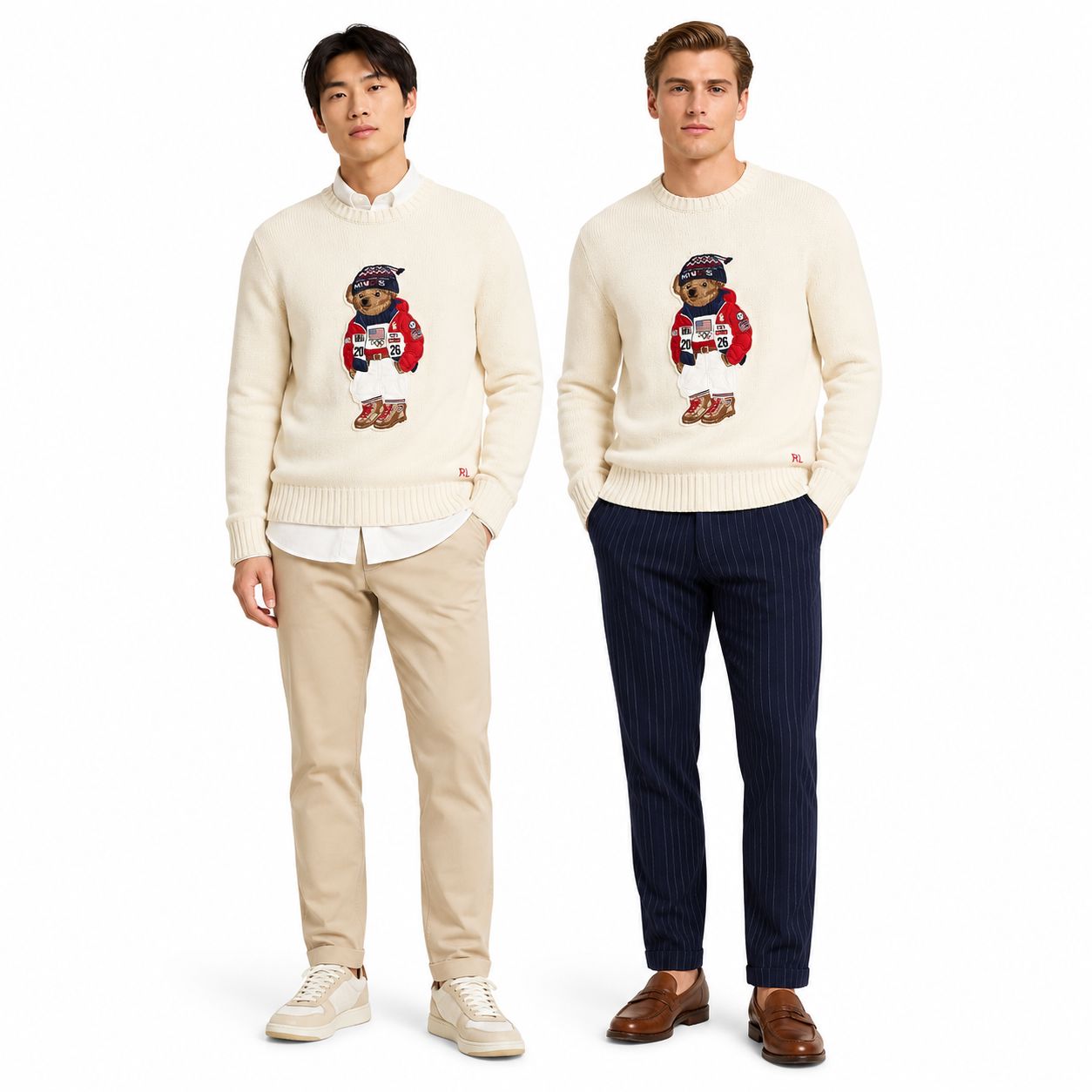 RL Team USA Polo Bear Sweater
