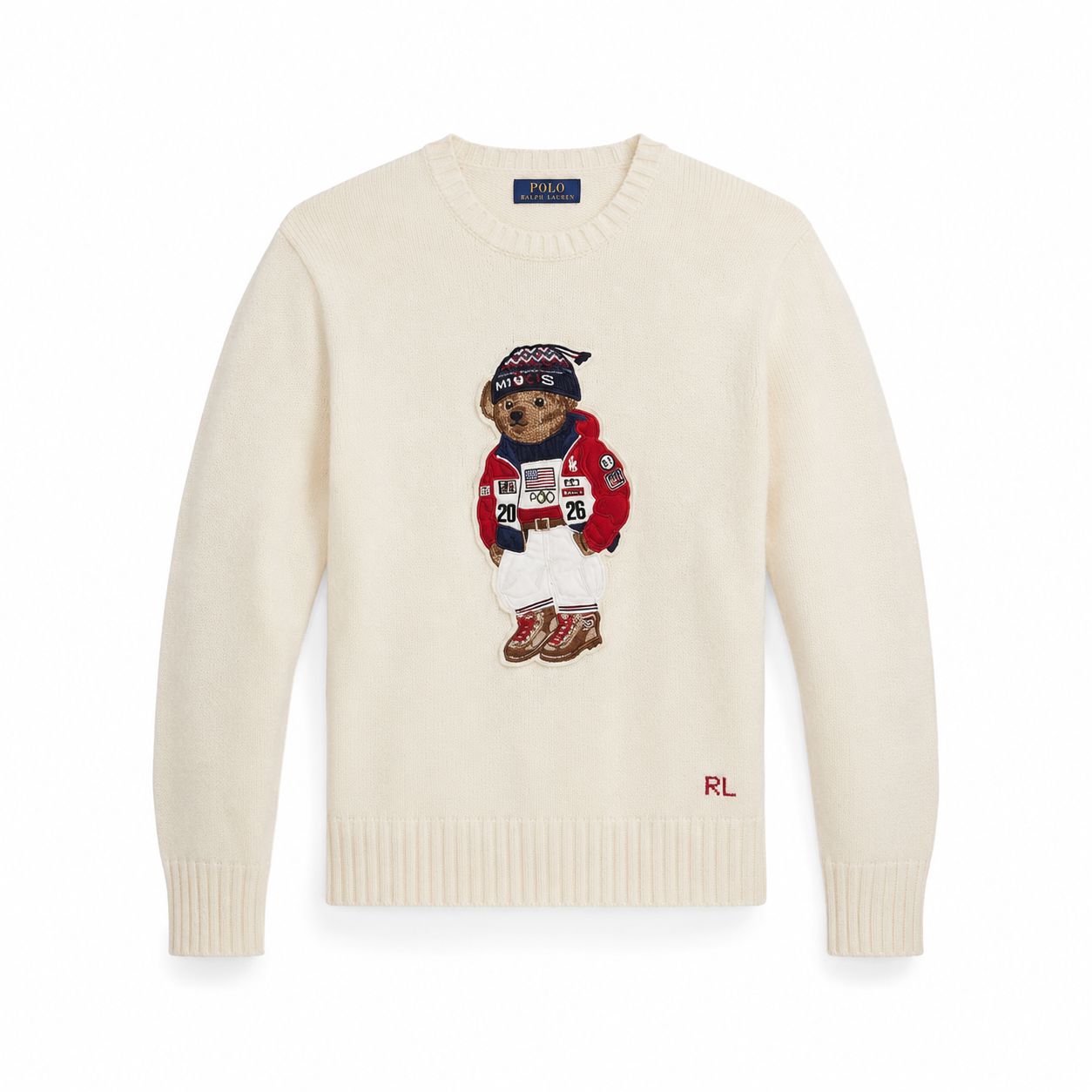 RL Team USA Polo Bear Sweater