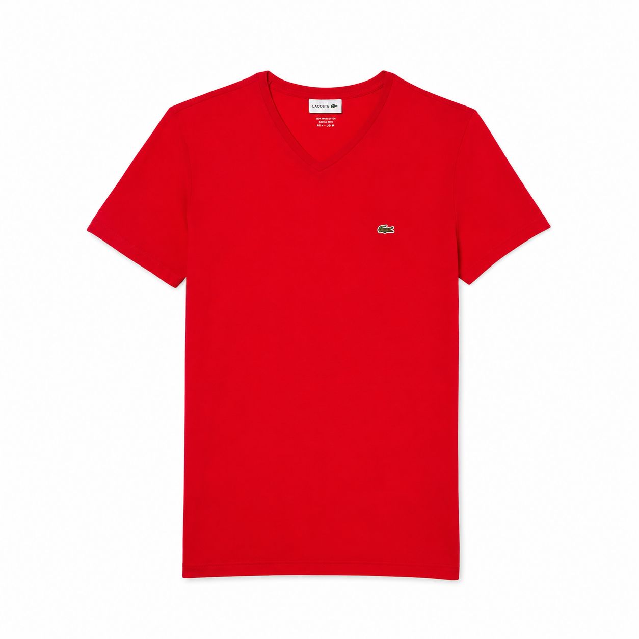 LC Men's V-Neck T-Shirt in Leichter Pima Cotton