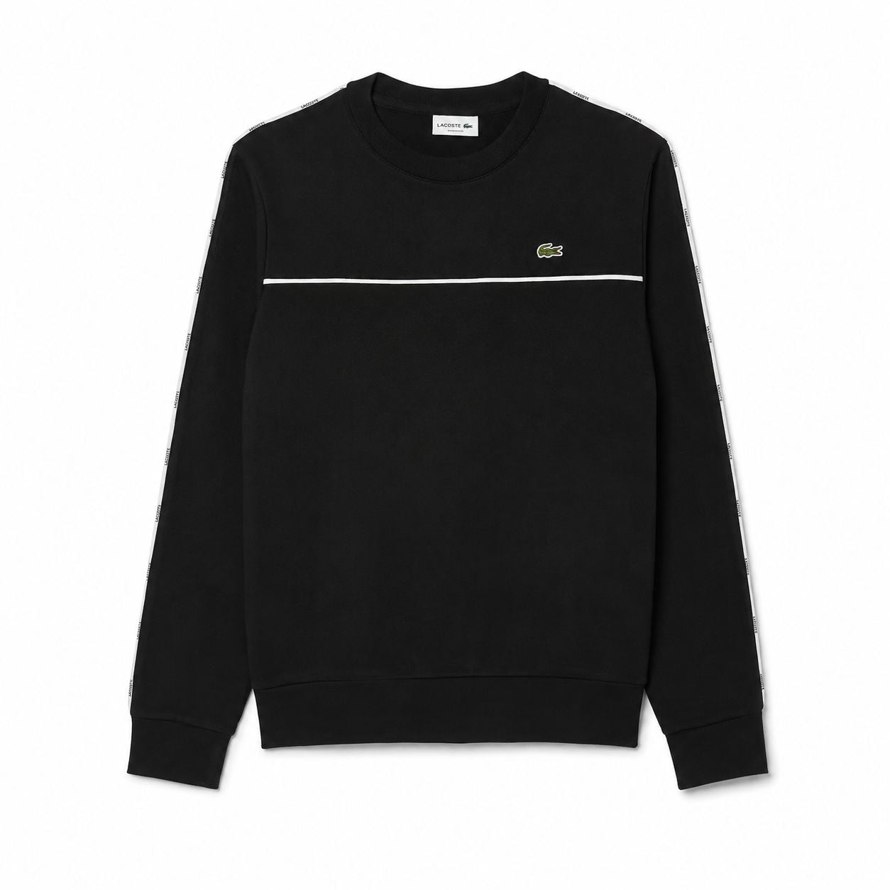 LC Fleece-Sweatshirt with Logo Trim