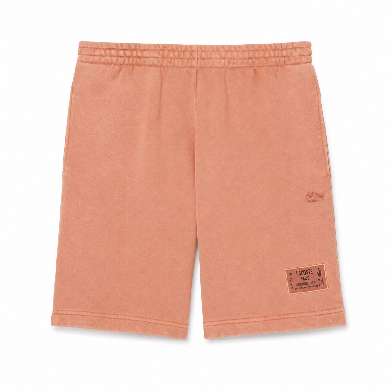 LC Cotton-Fleece Shorts with Washed Effect