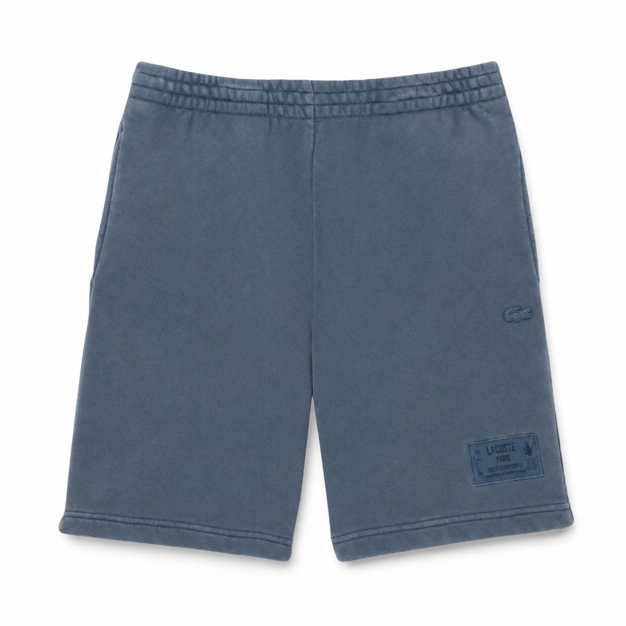 LC Cotton-Fleece Shorts with Washed Effect