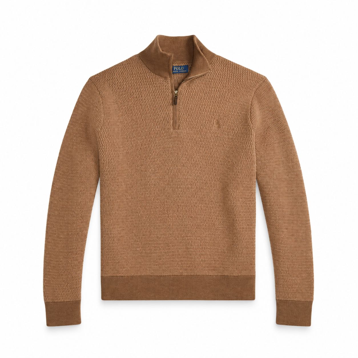 RL Waschbarer Wool Sweater with Quarter Zip