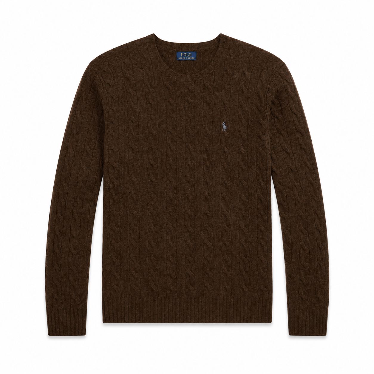RL Cable-Knit Sweater in Wool-Cashmere