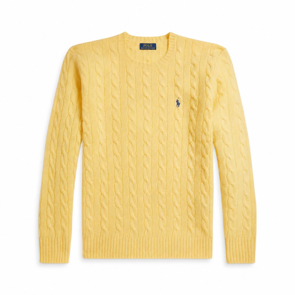 RL Cable-Knit Sweater in Wool-Cashmere